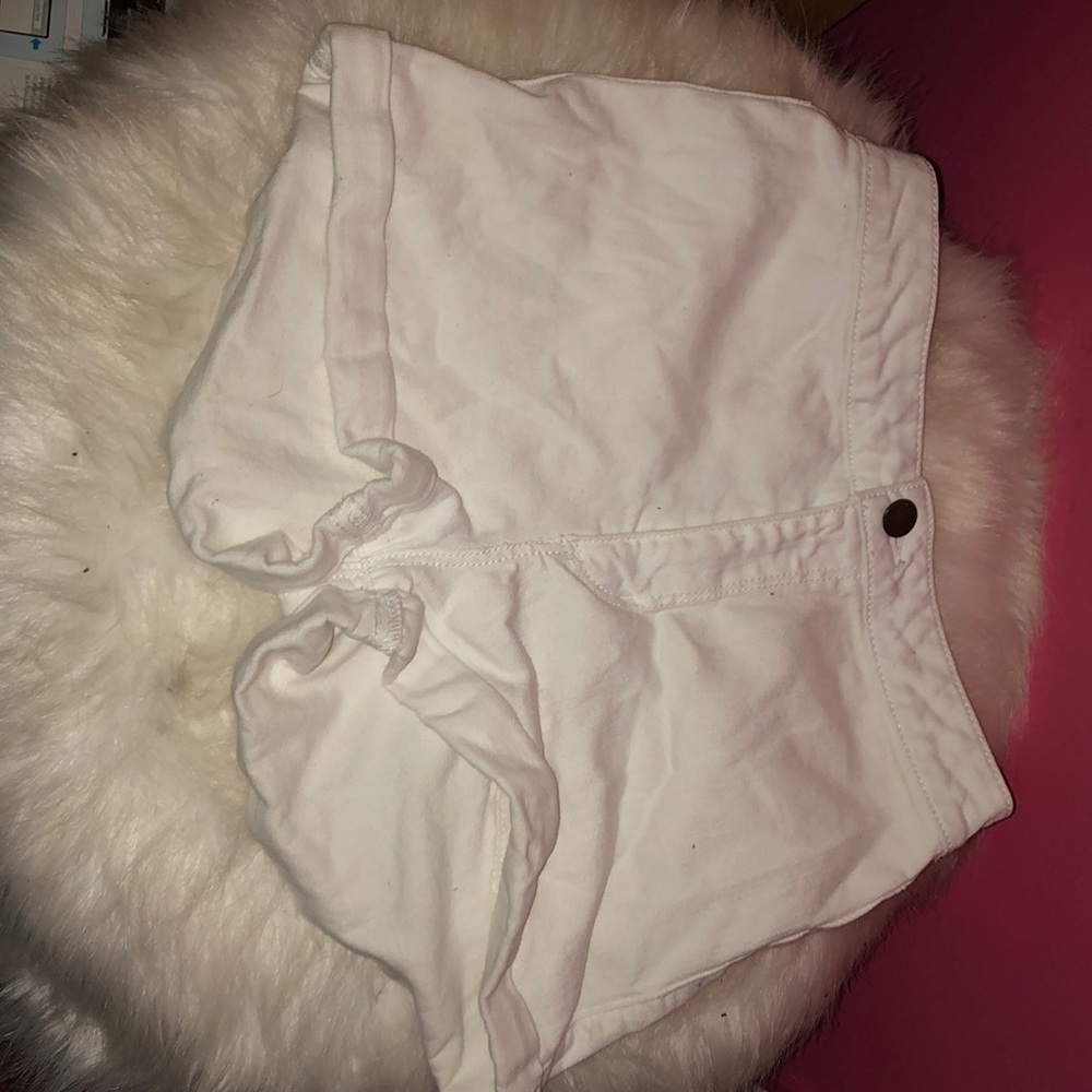 Forever 21 white high waisted shorts